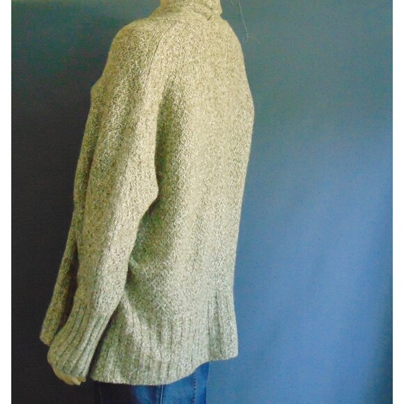 Angel of the North Anthropologie Green Chauvet Oversized Open Cardigan M - Picture 6 of 13